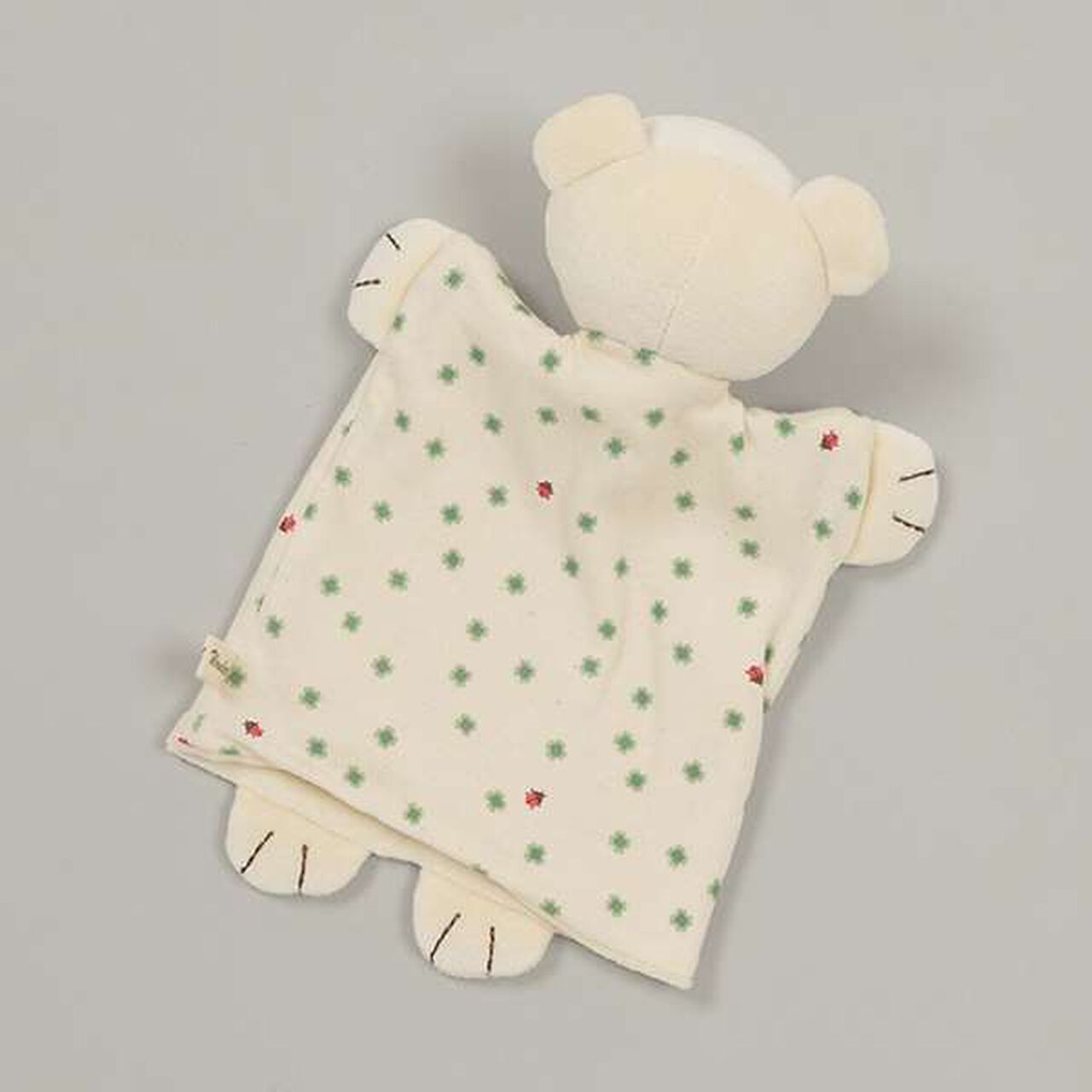 Black Clover Mini Bear Puppet [Made in Japan],Pearl white, large image number 1