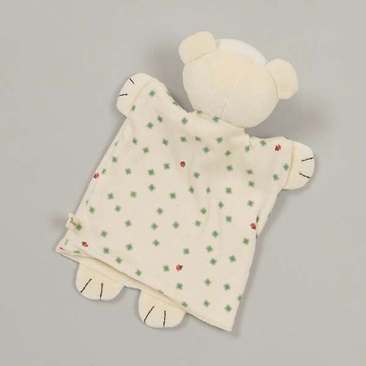 Black Clover Mini Bear Puppet [Made in Japan],Pearl white, medium image number 1