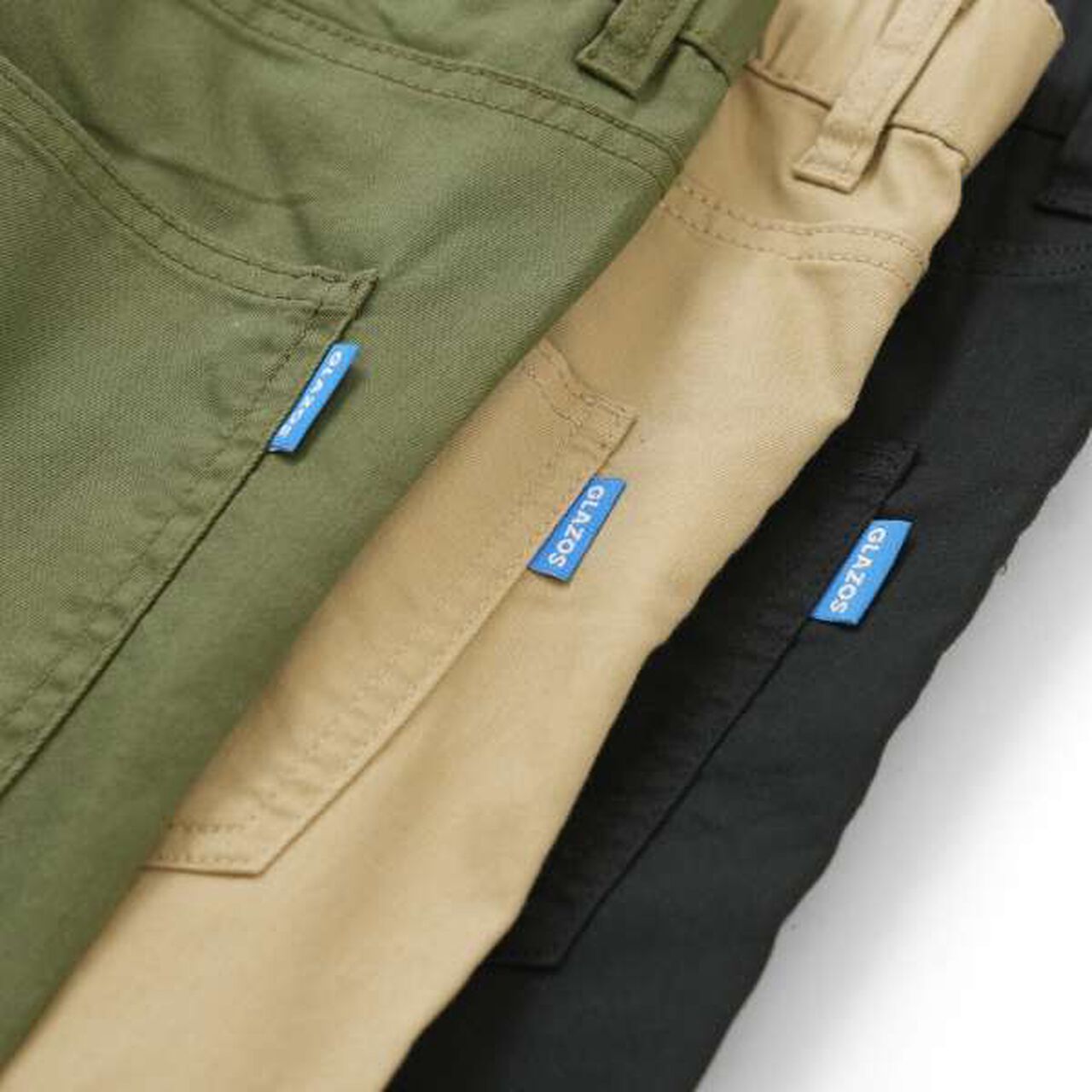 Cotton-Poly Stretch Twill Slim Pants,Beige, large image number 3