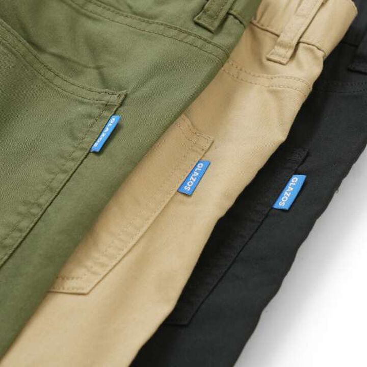 Cotton-Poly Stretch Twill Slim Pants,Beige, medium image number 3