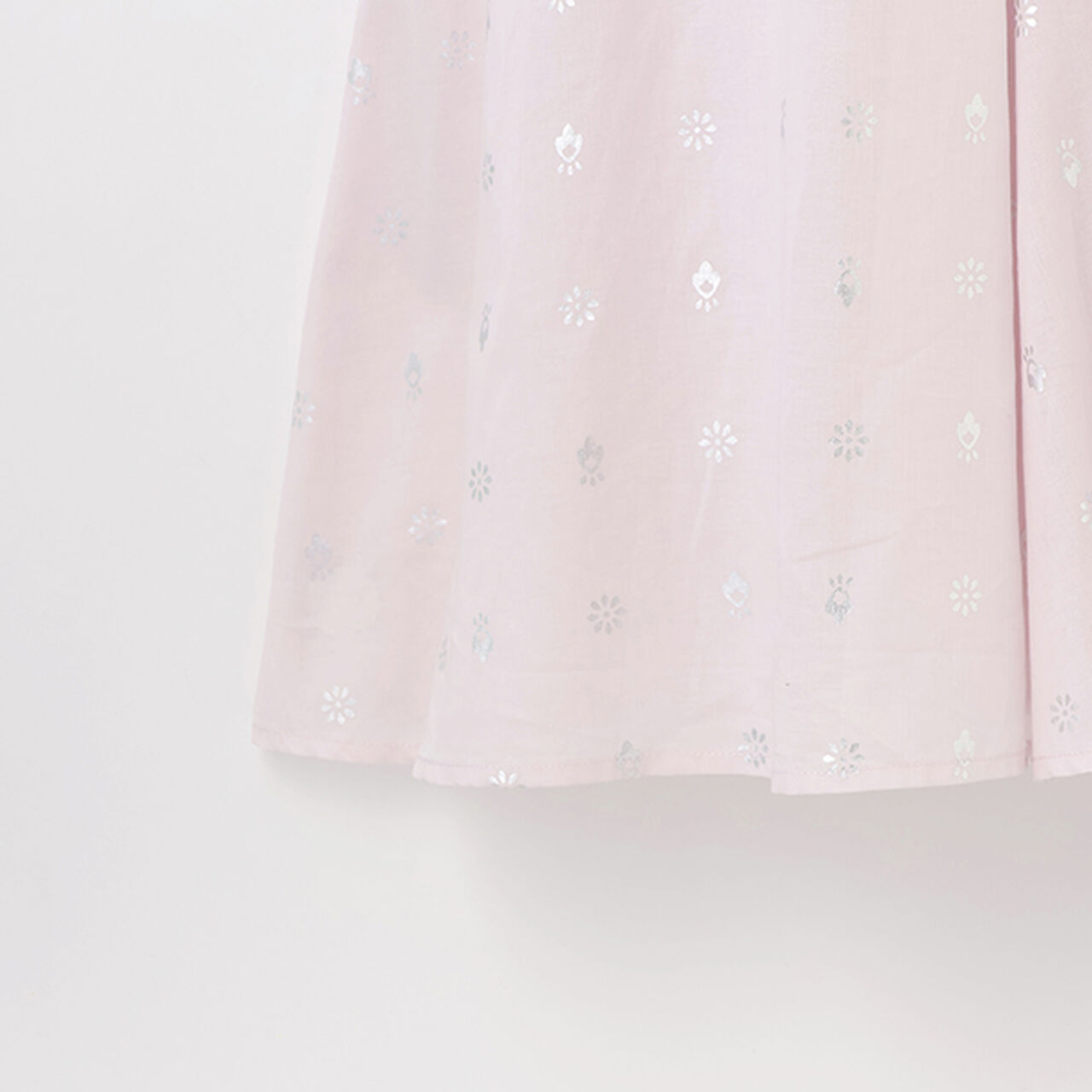 [Link] Foil Print One-Piece Dress,Light pink, large image number 12