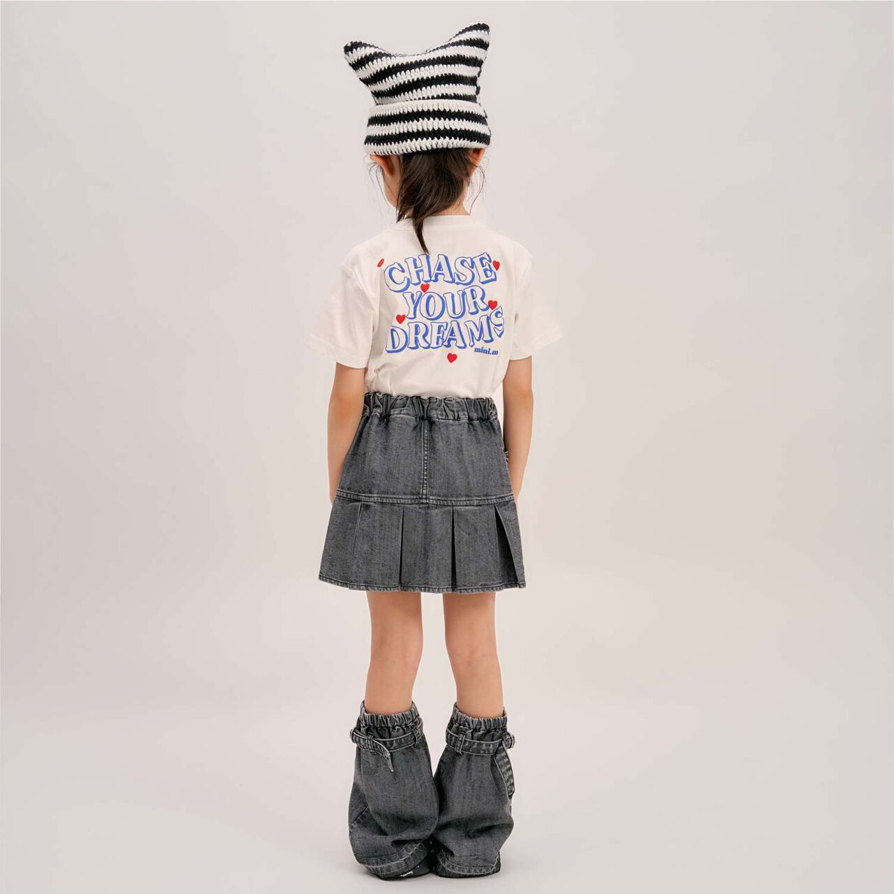 [Cool Touch] Box Pleat Hem Skirt,Blue, large image number 12