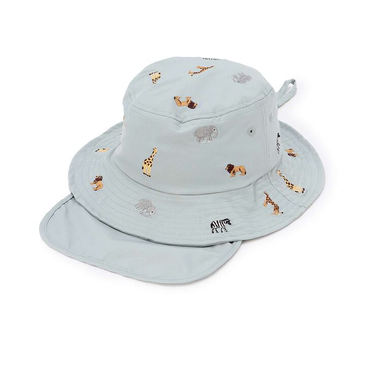 [Heat-Resistant] Embroidered Bucket Hat,Light pink, medium image number 17