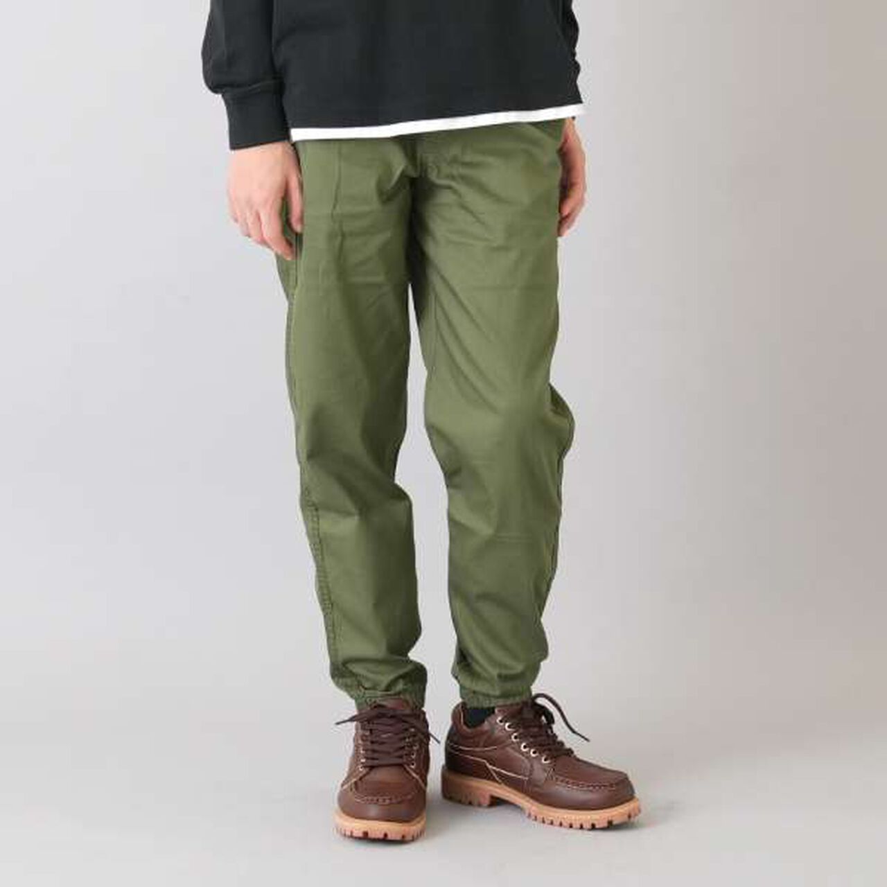 Cotton-Poly Stretch Twill Jogger Pants,Beige, large image number 15