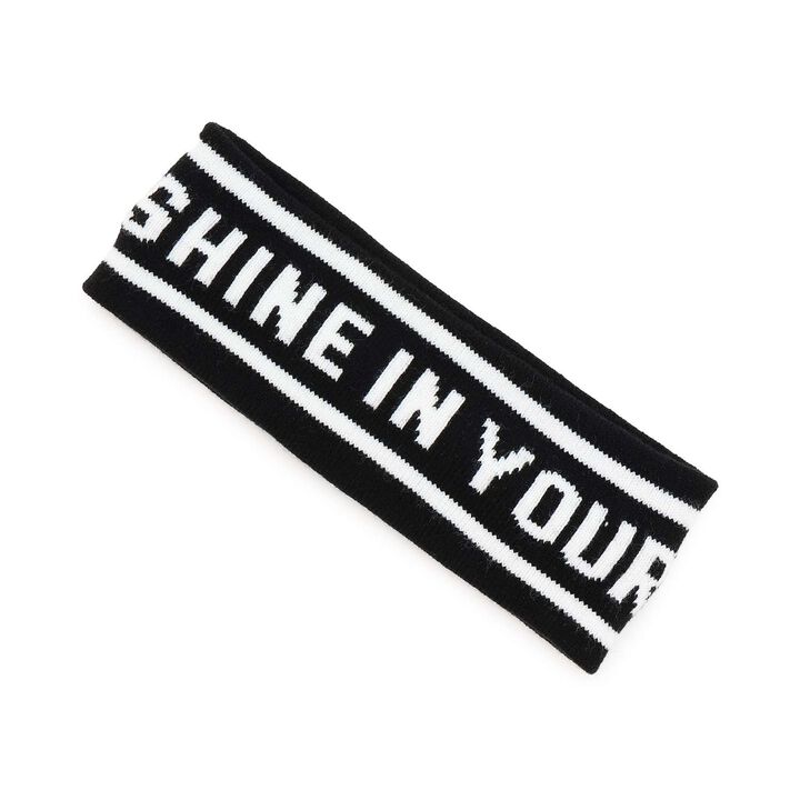 [LTXC] Jacquard Logo Headband,Pearl white, medium image number 4