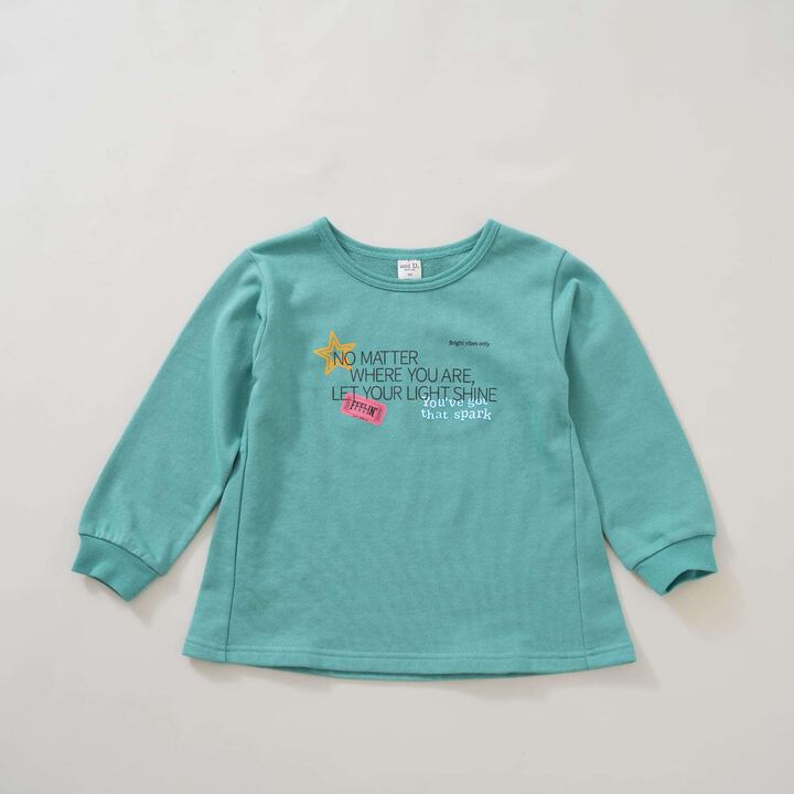 Sweatshirt Print A-Line Pullover,Navy, medium image number 18