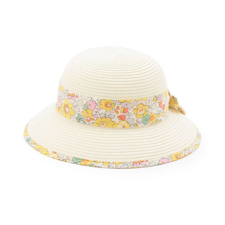 Washable Blade Liberty Ribbon Hat,Pearl white, medium image number 0