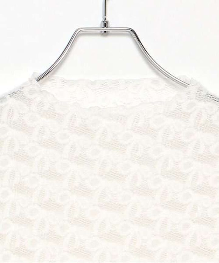 Ribbon Lace Top,Ivory, medium image number 6