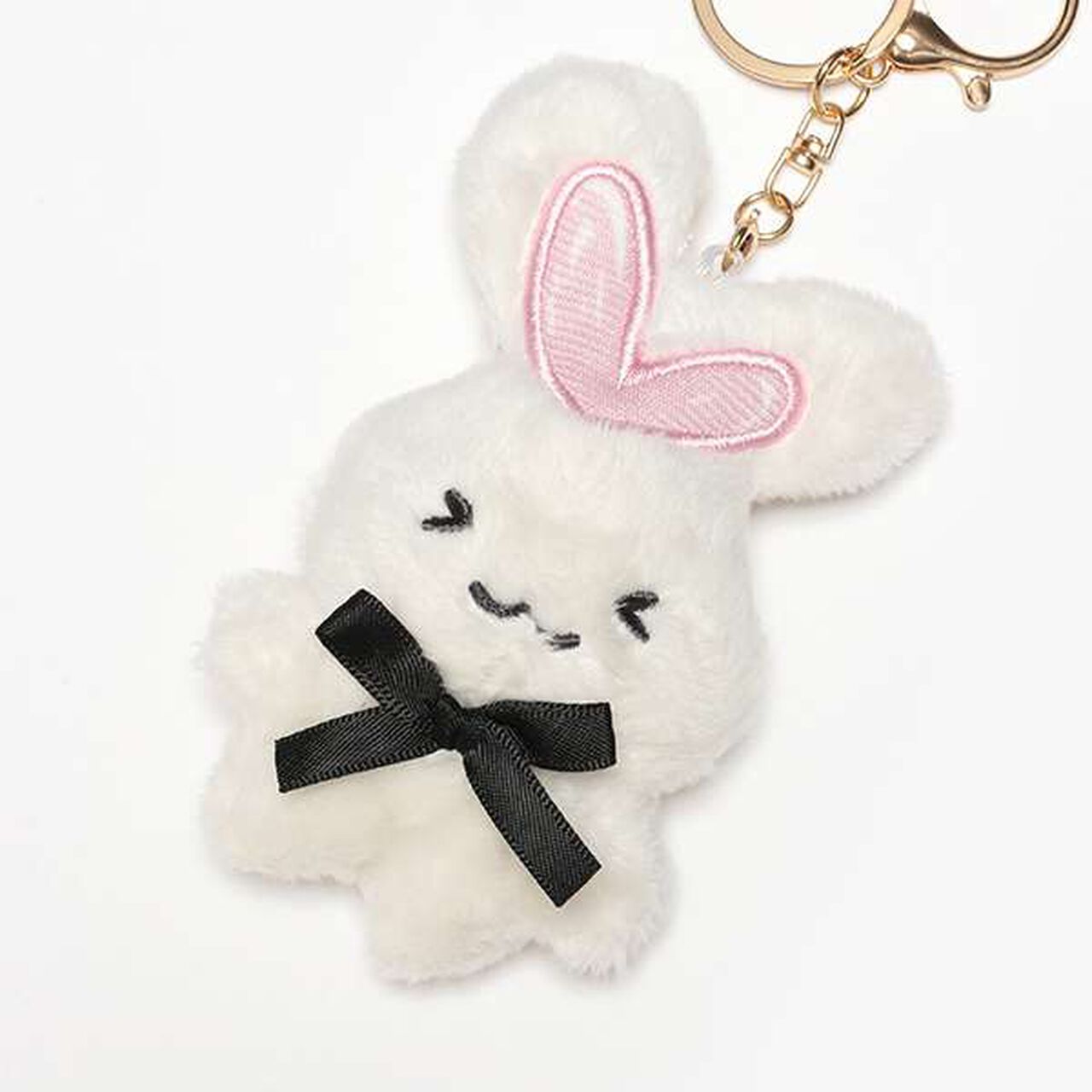 Rabbit Keychain,Pearl white, large image number 4