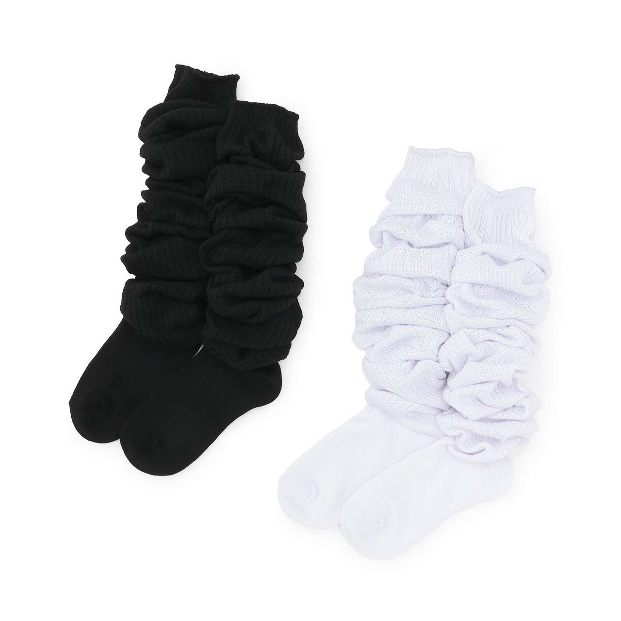 100c Length Loose Socks,Black, large image number 3