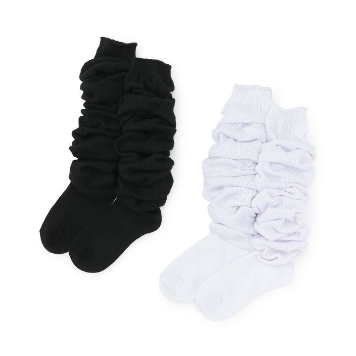 100c Length Loose Socks,Black, medium image number 3