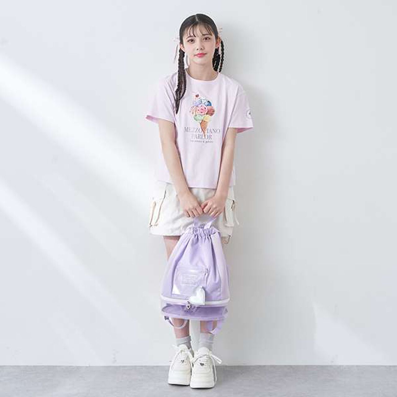 [GOOD PRICE] Greedy Ice Cream T-Shirt,Light pink, large image number 10