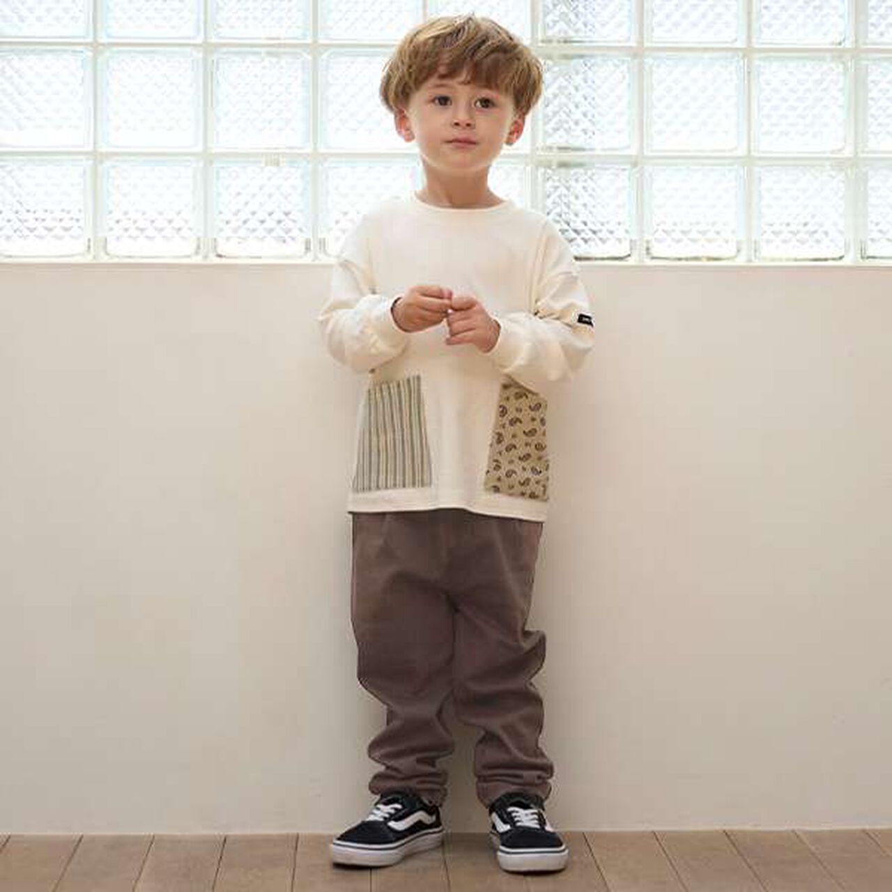 Smile Series Boys' Tuck Pants,Multi color, large image number 21