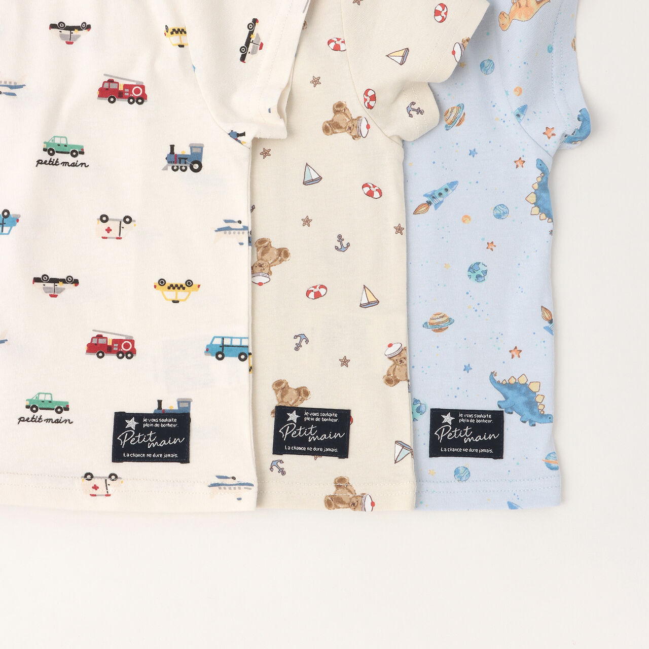 Boys Short-Sleeve Pajamas,Yellow green, large image number 7