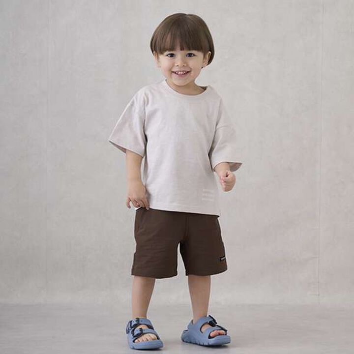 Anti-Stain Short Sleeve T-Shirt with Heart Design on Back,Light pink, medium image number 12