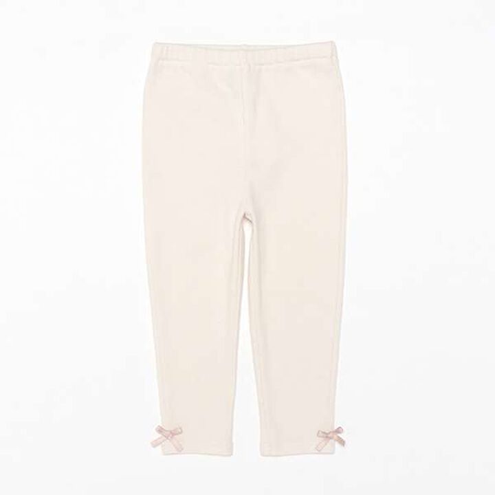 10-Length Girls' Leggings,Pearl white, medium image number 5