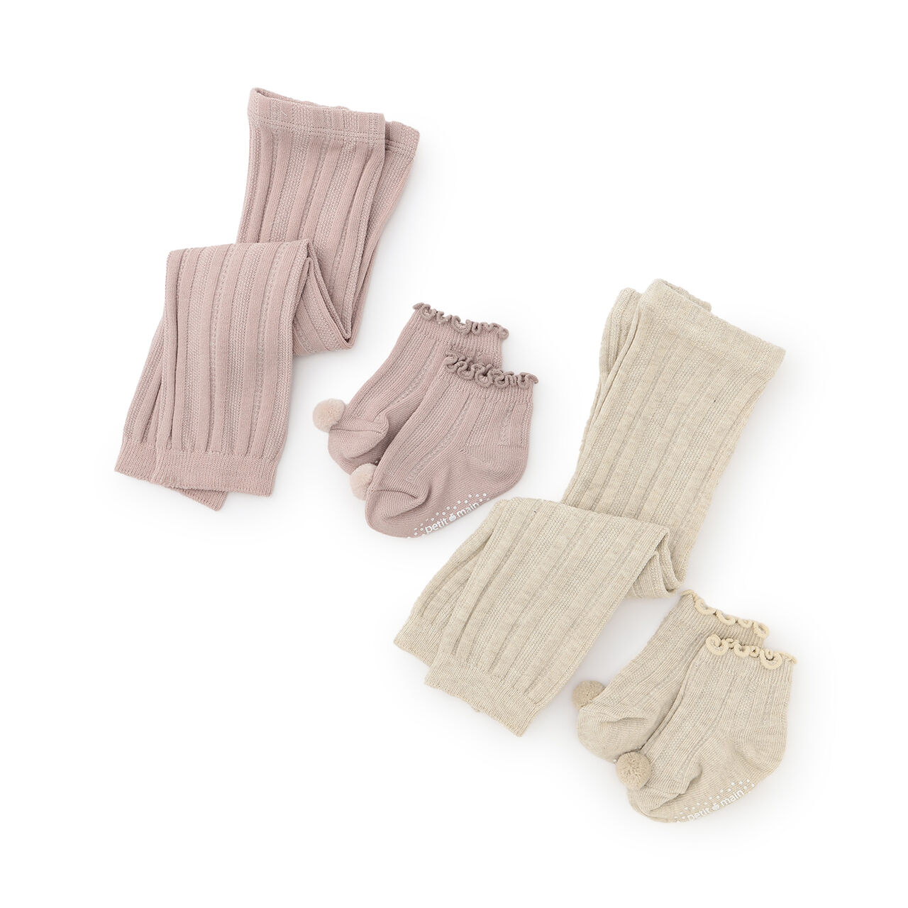 Leggings with Socks Attached,Light pink, large image number 6