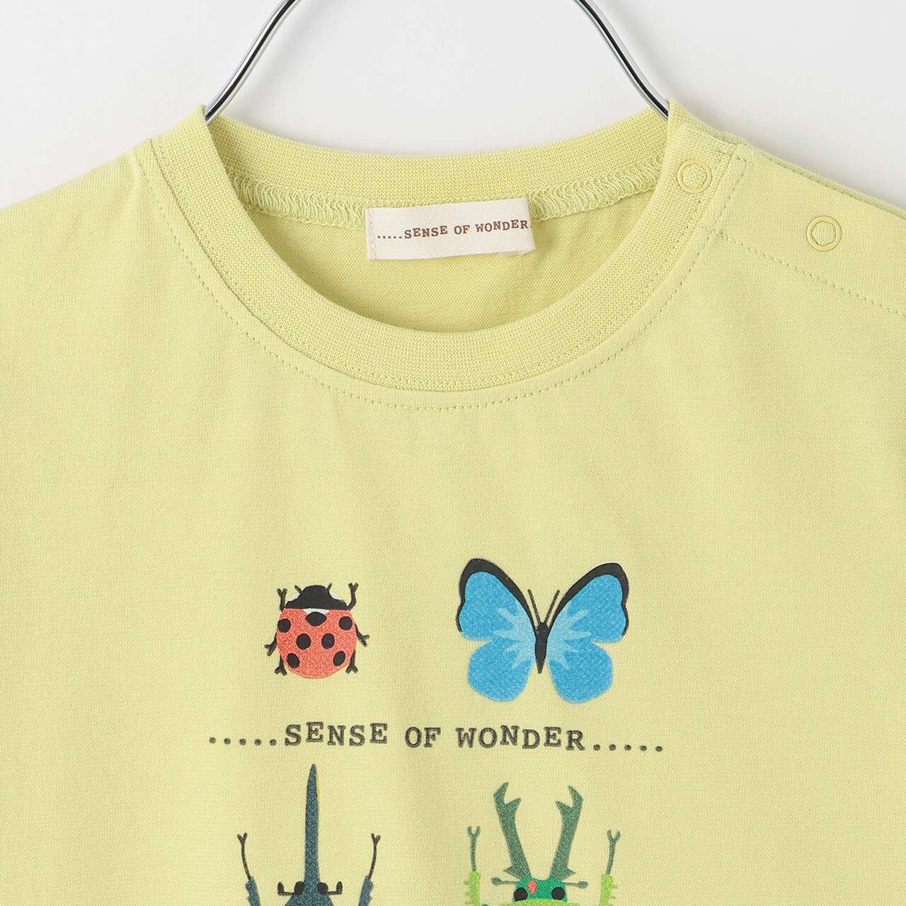 Cool Touch Insect Print Short-Sleeve T-Shirt,Light green, large image number 2