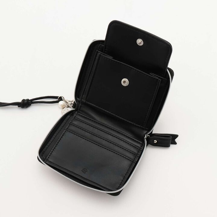 Foil Jewel Mini Wallet,Light blue, medium image number 4