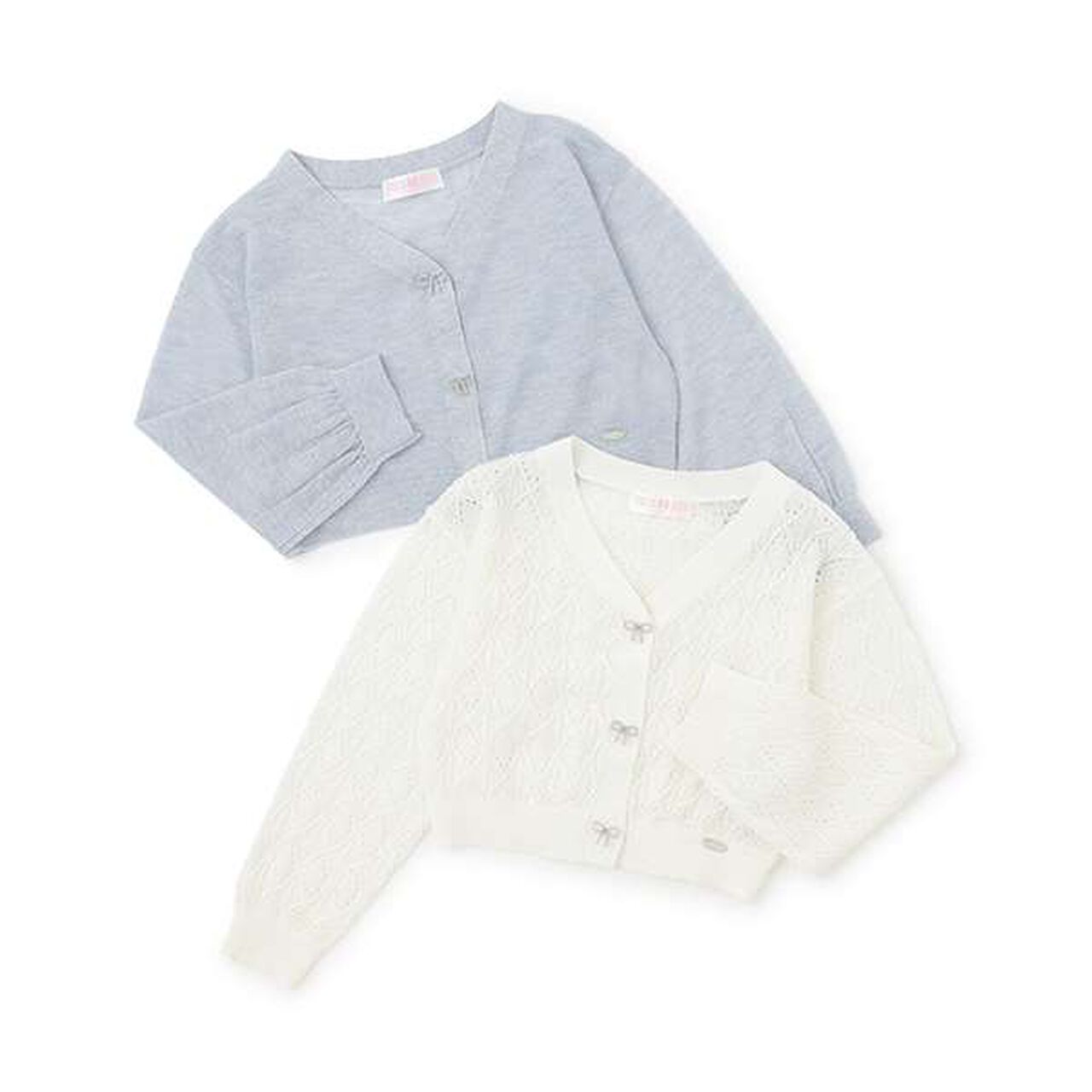 Glitter Sheer Cardigan,Off white, large image number 8