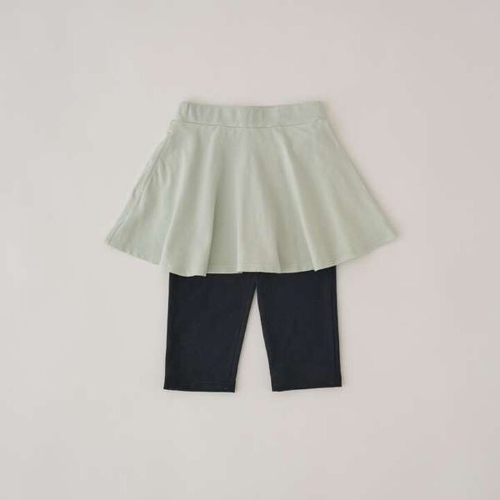 [Versatile Item] Stretchy 6/10 Length Skorts,Ink blue, medium image number 12