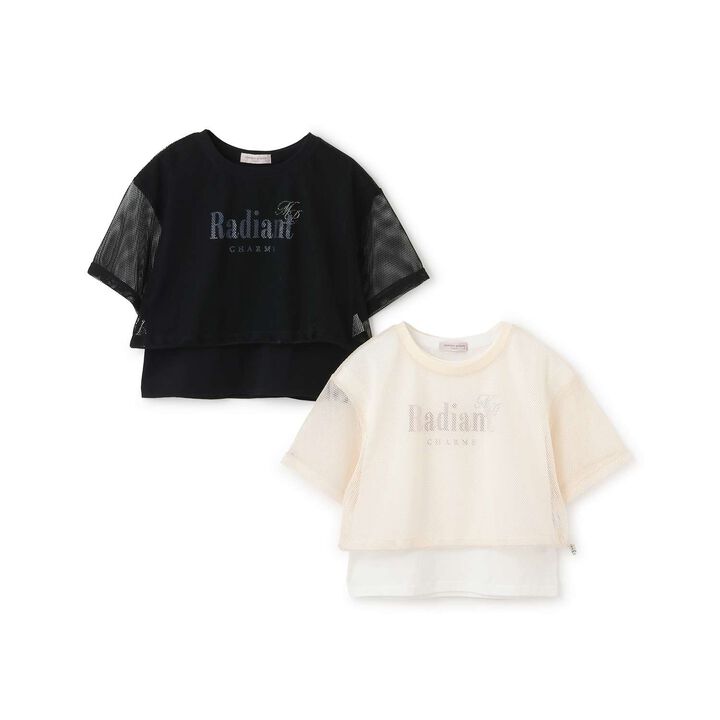 [Restock] Mesh T-Shirt & T-Shirt Set [Not Available in Direct Stores],Black, medium image number 10