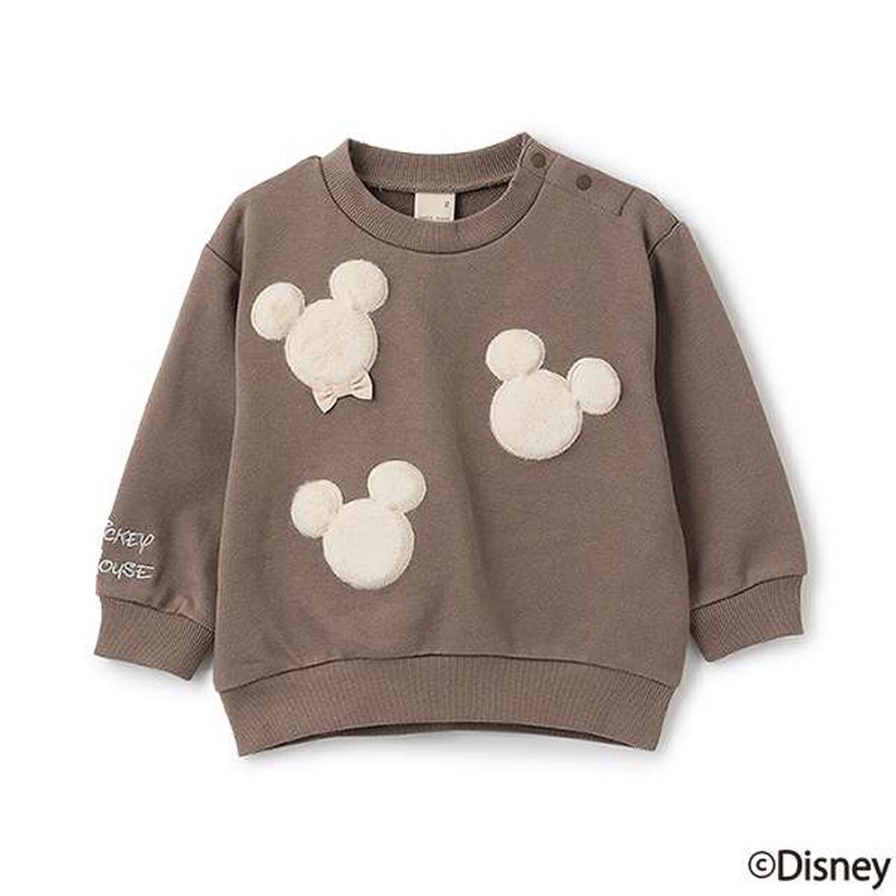 [Disney] Fur Motif Sweatshirt,Light pink, large image number 15
