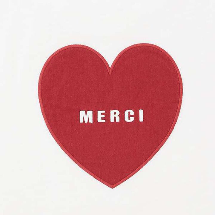 Anti-Stain Short Sleeve T-Shirt with Heart Design on Back,Light pink, medium image number 6