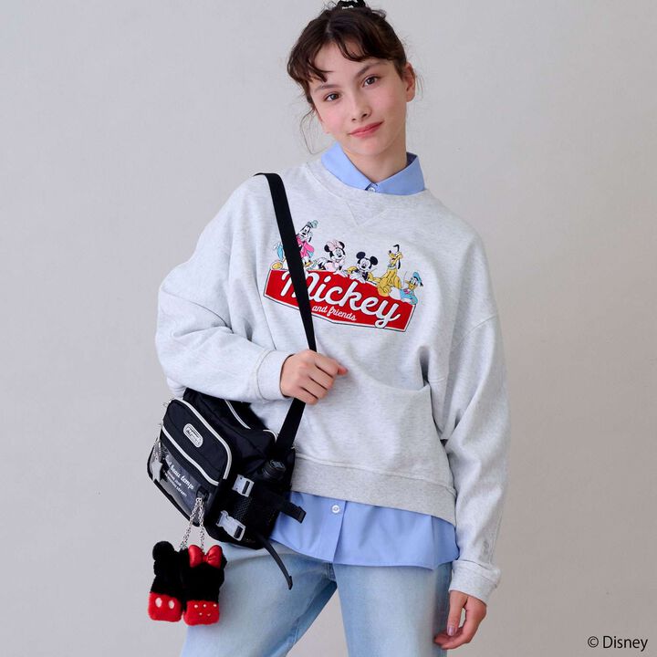 [Disney] Curly Faux Fur Charm,Red, medium image number 8