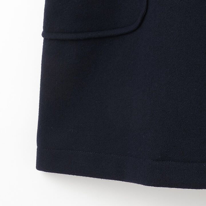 [Graduation Attire] Lightweight Quilted Lined Long Duffle Coat,Navy, medium image number 22