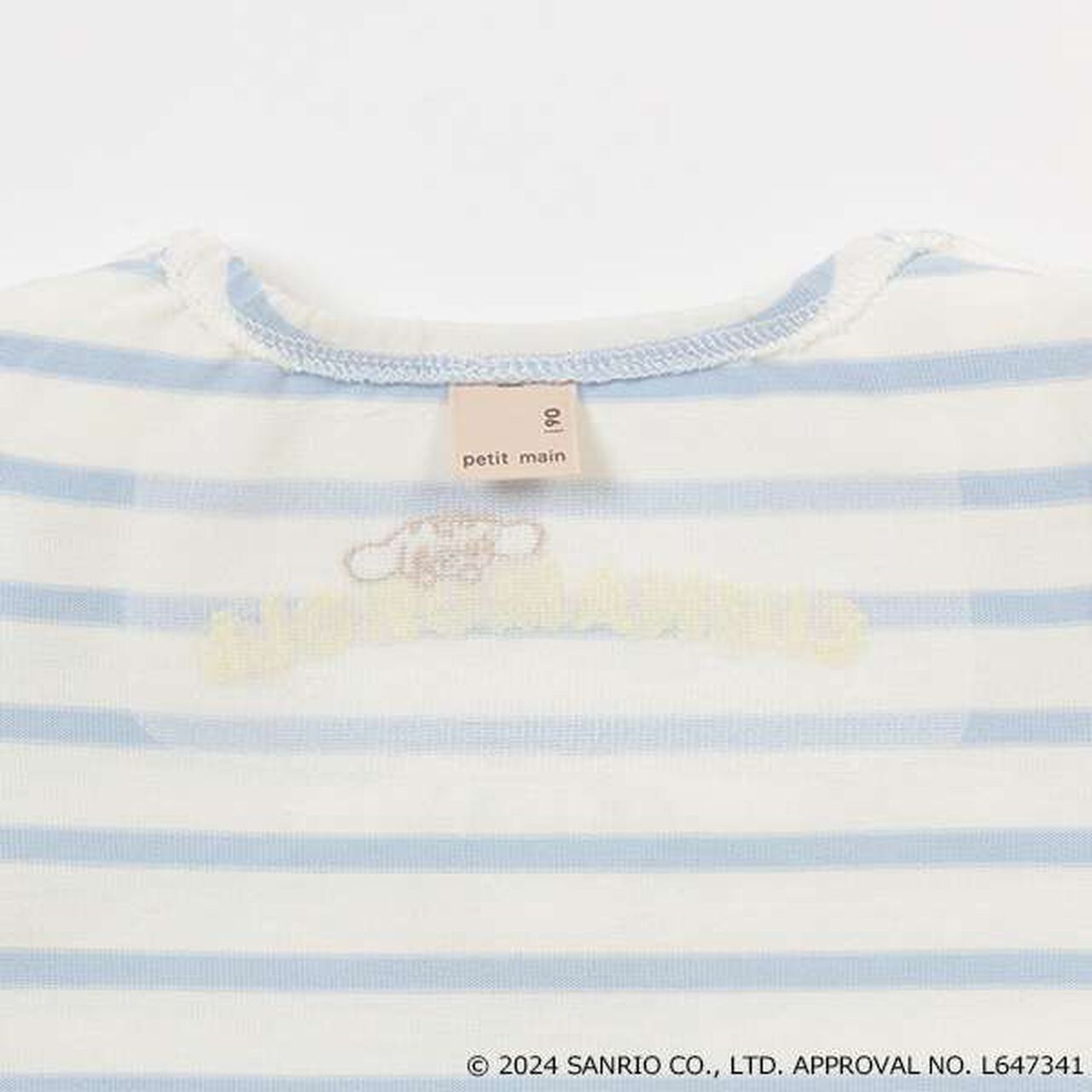 [Sanrio Characters] Appliqu&eacute; Scallop Long Sleeve T-Shirt,Light pink, large image number 2