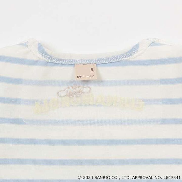 [Sanrio Characters] Appliqu&eacute; Scallop Long Sleeve T-Shirt,Light pink, medium image number 2