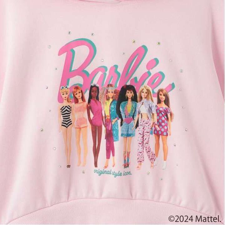 Barbie / Black Cropped Parka,Black, medium image number 8