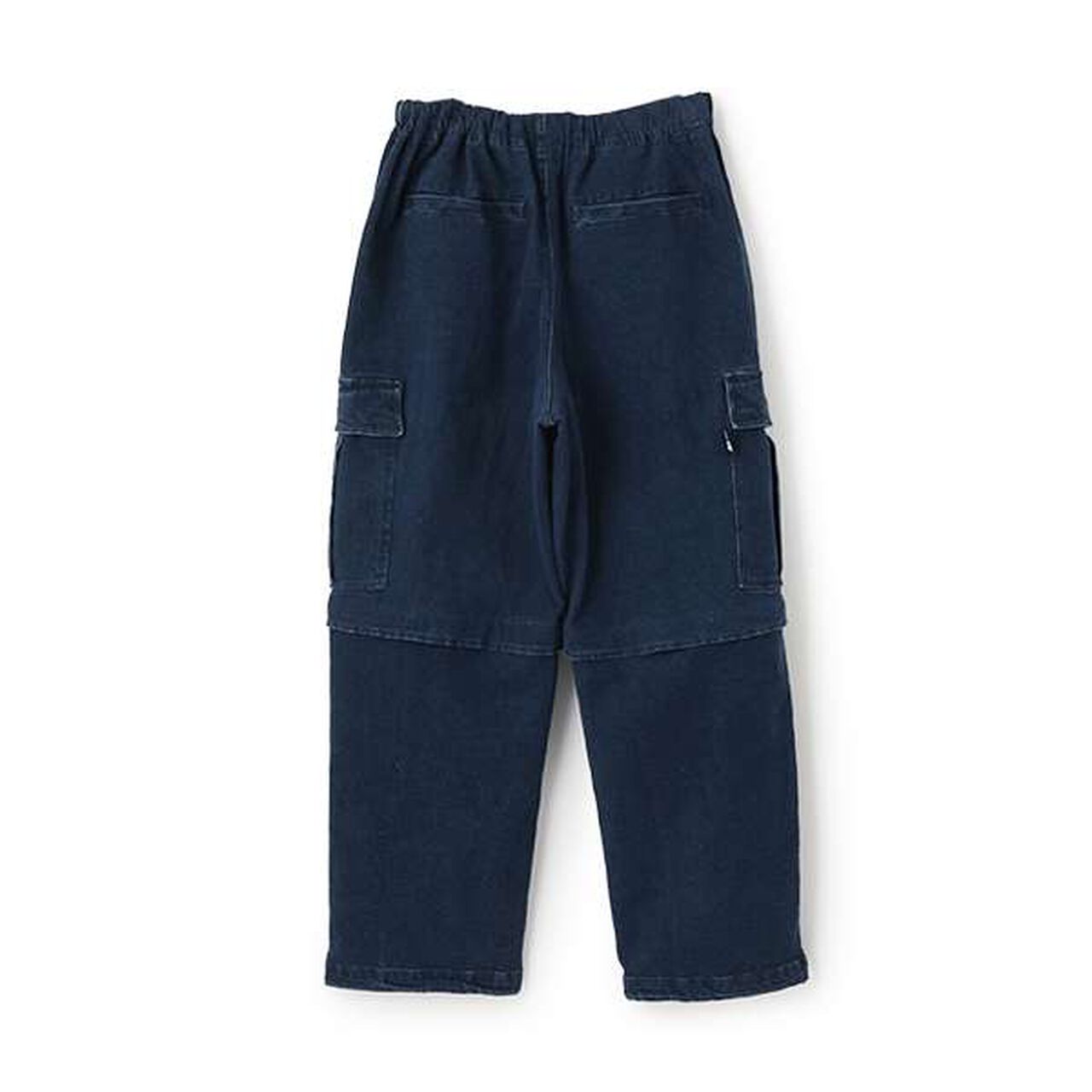 [FORGETNEVER] 2 WAY Denim Pants_GLSW,Deep blue, large image number 1