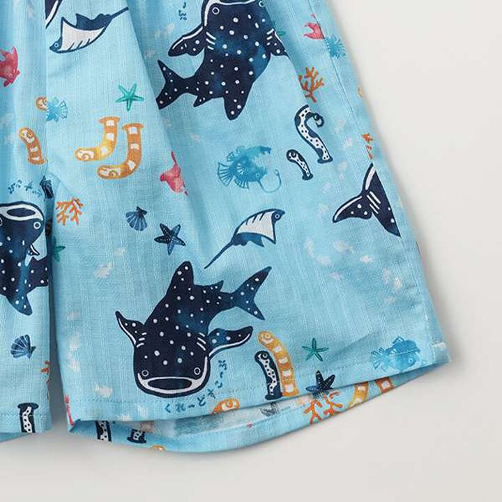 Ocean Pattern Jinbei,Sax blue, medium image number 13