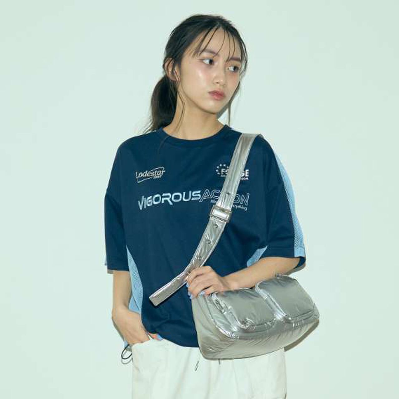 [LTXC] Buckle Moon Shoulder,Silver, large image number 6