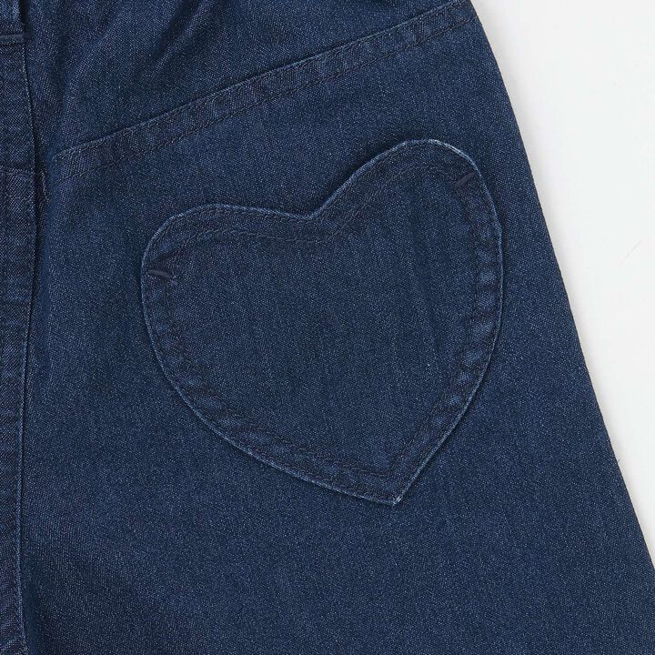 Half Wide Pants,Navy, medium image number 10