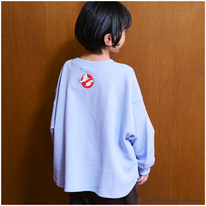 [捉鬼敢死隊] 寬鬆版型衛衣 [兒童服裝] [童裝] [男童],象牙白, medium image number 4