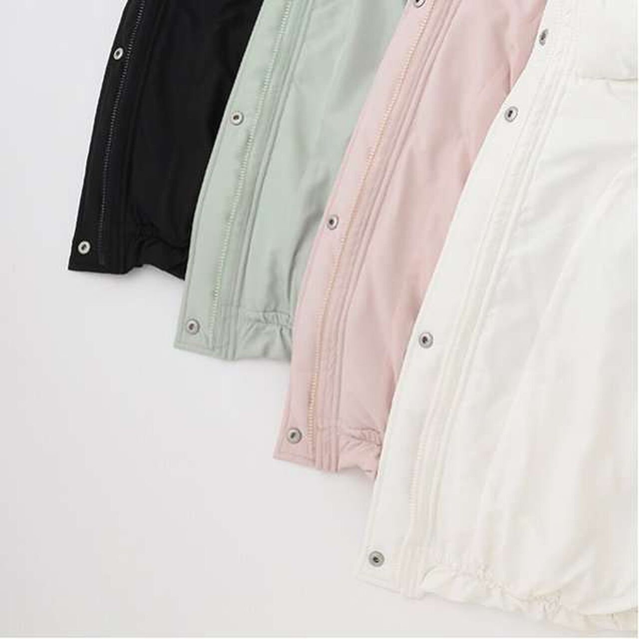 Puffy Short Jacket,Black, large image number 2