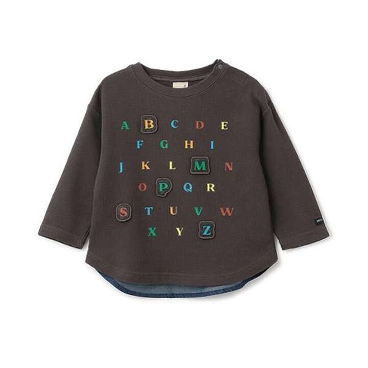 ABC Appliqué Long Sleeve T-Shirt,Deep red, medium image number 14