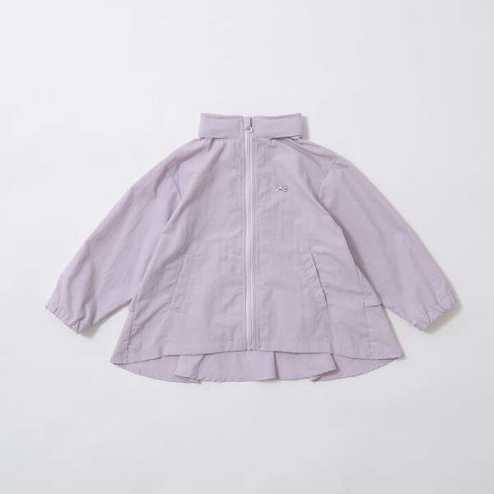 [Water-Repellent] Back Frill A-Line Mountain Parka (Storage Bag Included),Lavender, medium image number 12