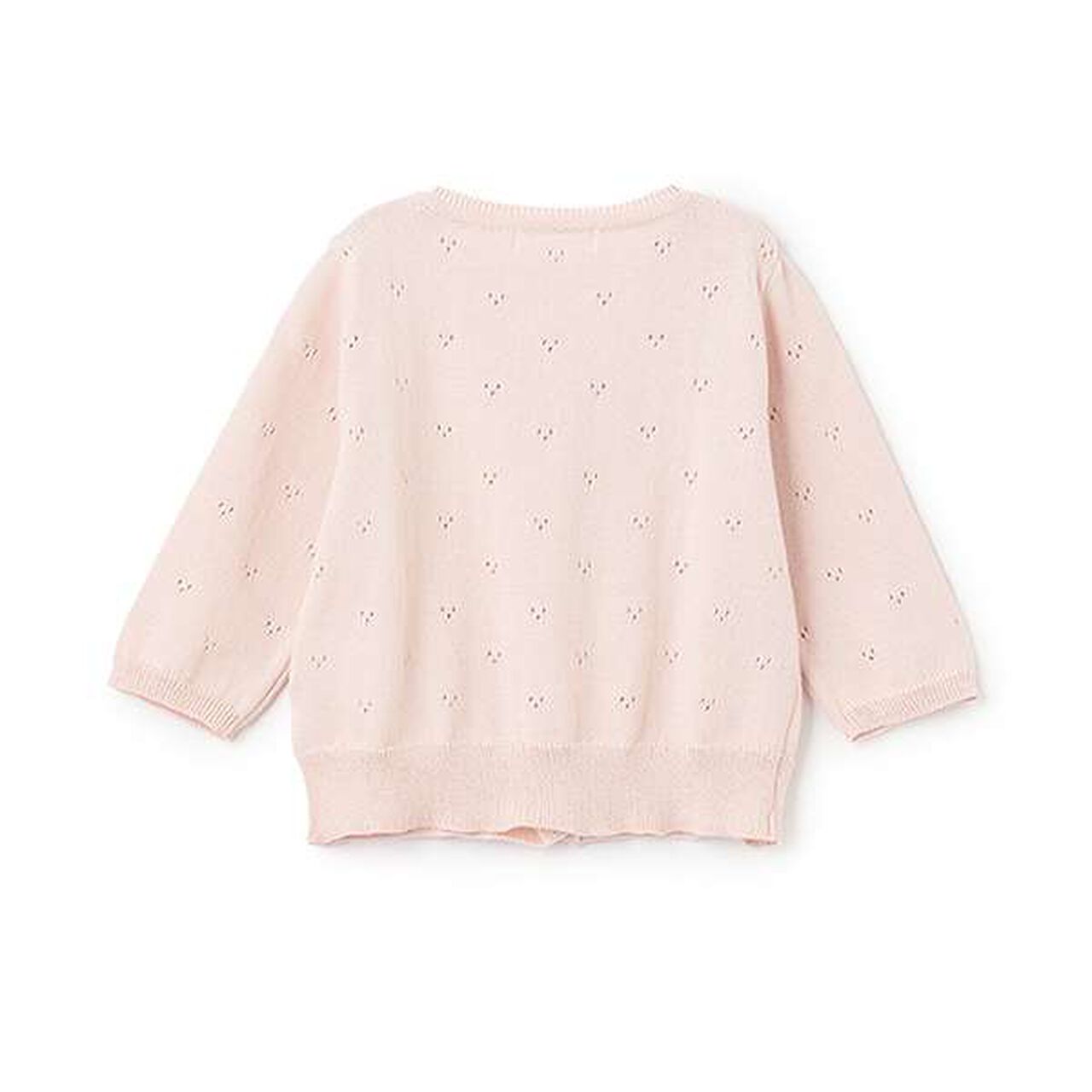 Ribbon Cardigan,Pink, large image number 1