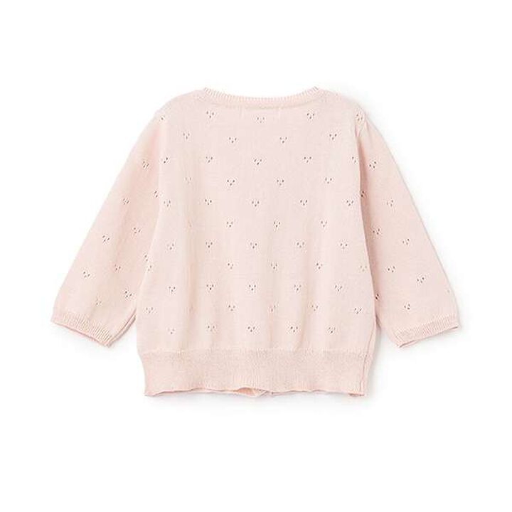 Ribbon Cardigan,Pink, medium image number 1