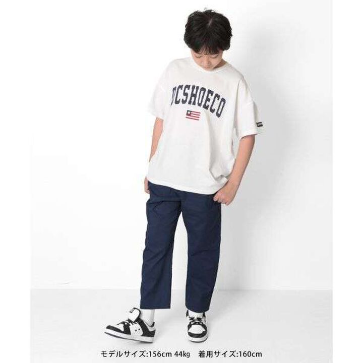 [Adult Size Available] [DC] Arch Logo Print Big Short Sleeve T-Shirt,Deep red, medium image number 2