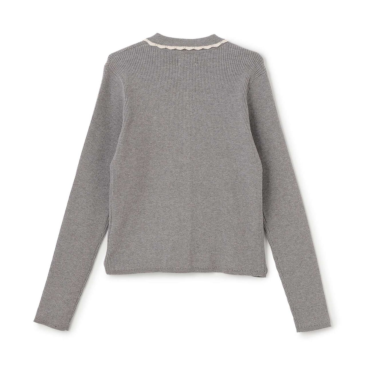 [Parent-Child Matching] Collar Knit Cardigan,Blue, large image number 6