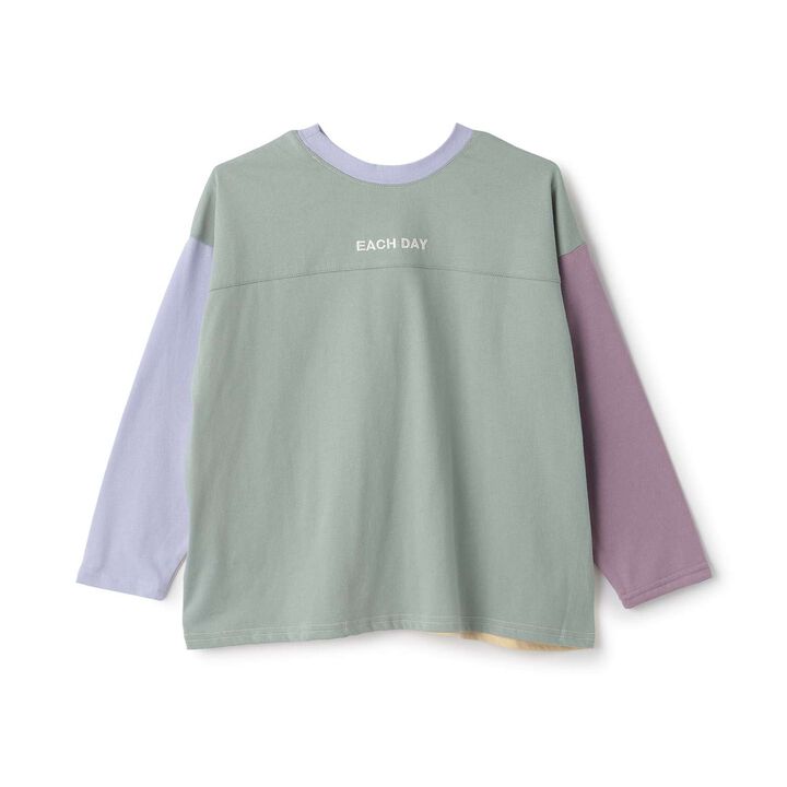[Muteki T] Long-Sleeve T-Shirt with Name Tag Slot for Kids (Boys & Girls),Milky white, medium image number 13