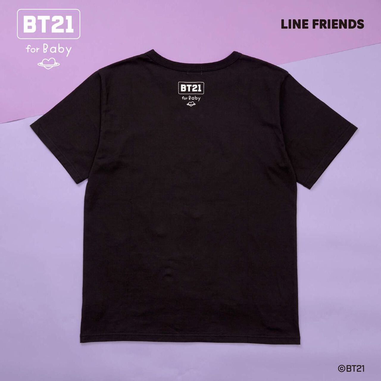 [BT21] Print & Embroidery Short Sleeve T-Shirt (Adult),White, large image number 12