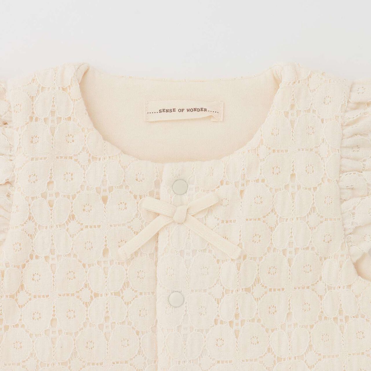 Irish Vest [Organic] [Made in Japan],Pearl white, large image number 2