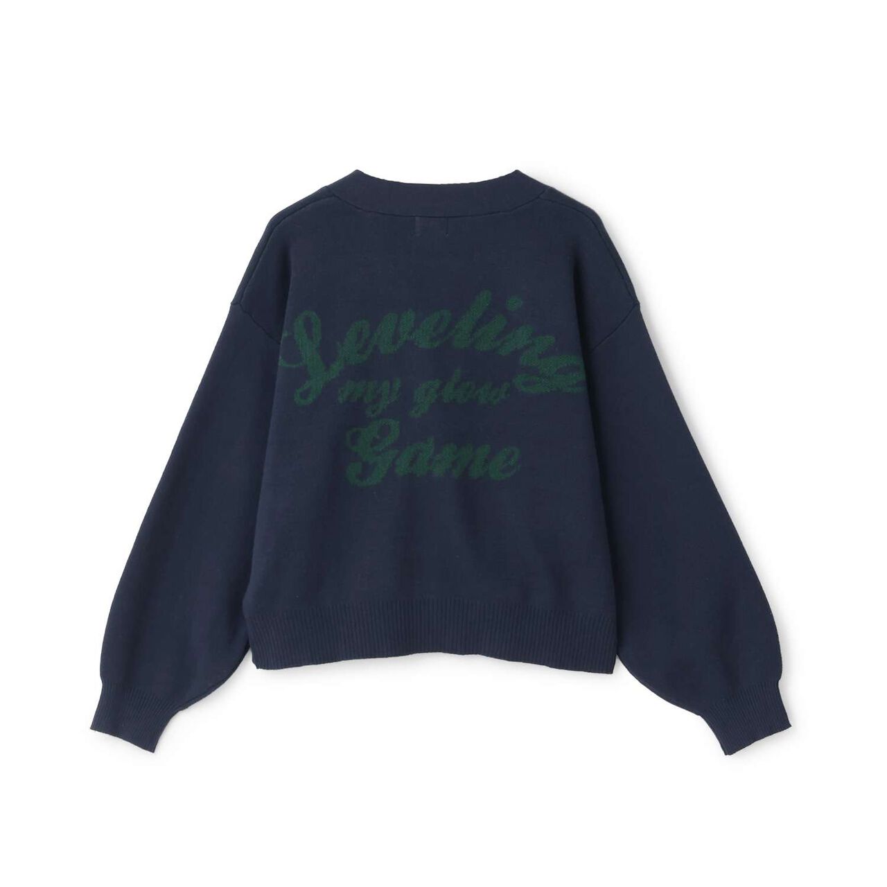 [Washable/Anti-Static] Imakore Sweat-Like Knit Cardigan,Ivory, large image number 8