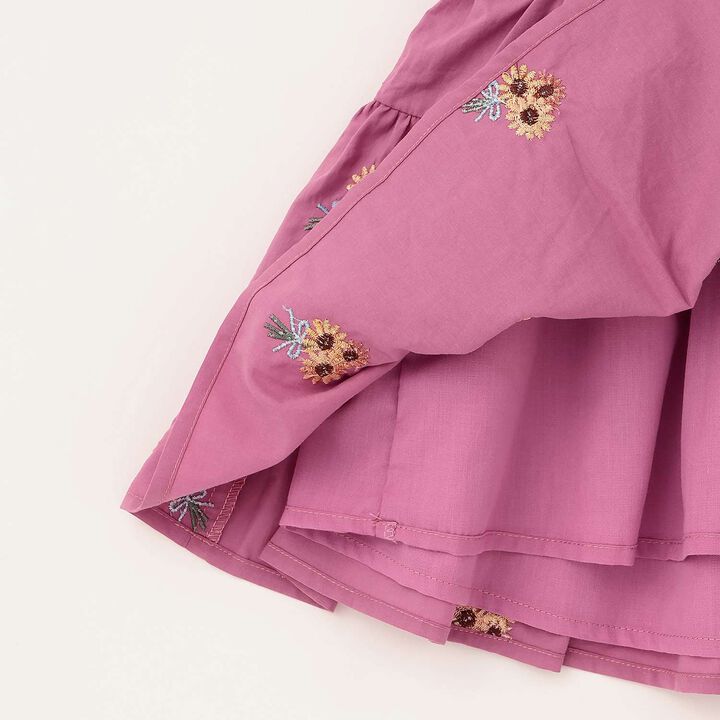 [100% Cotton] Sunflower Embroidered Tunic,Ivory, medium image number 23